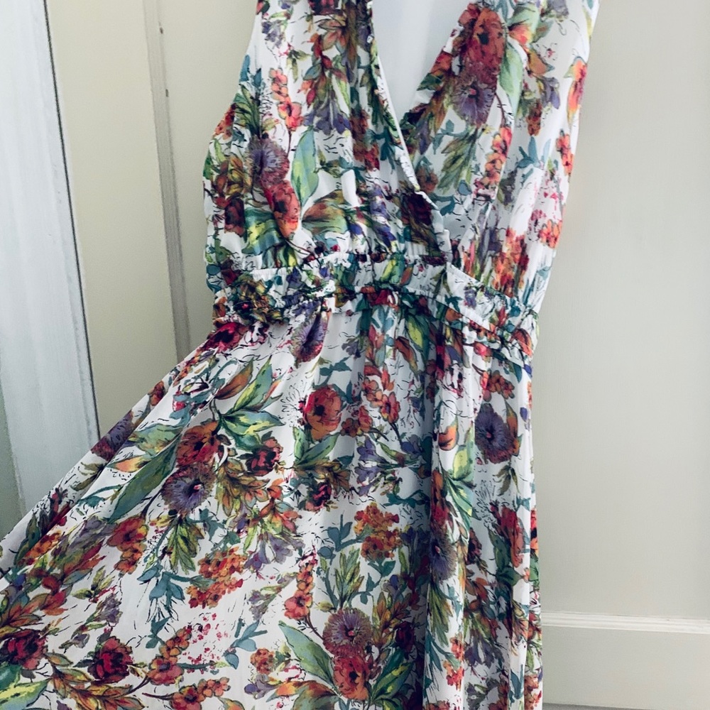 Maggie London Floral Maxi